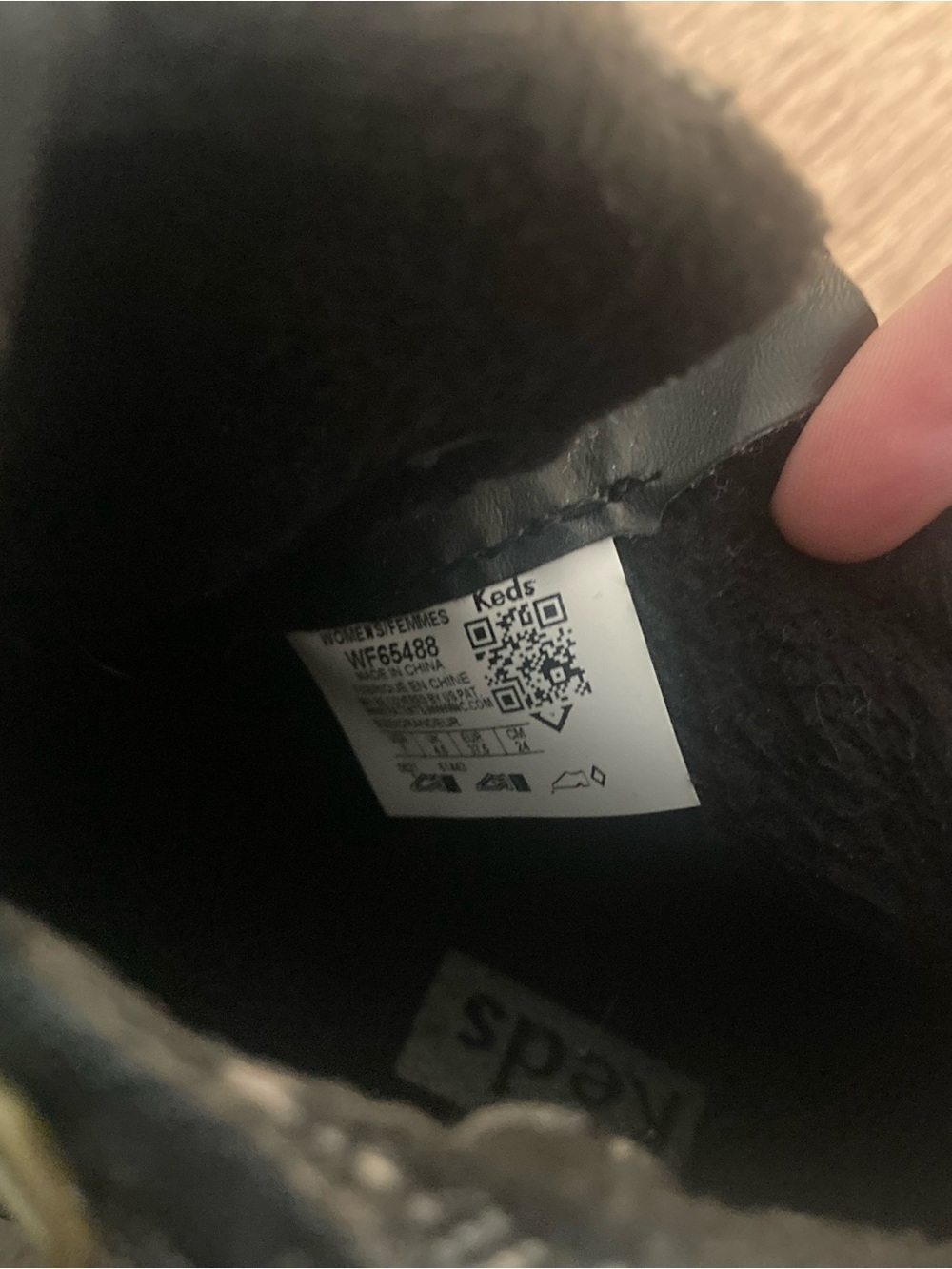 Keds Plaid Sherpa-Lined Sneakers - Picture 5 of 5